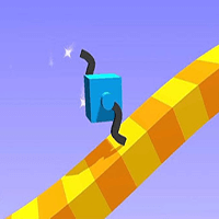 Draw Climber 2 | Draw legs for your cube to win the race.