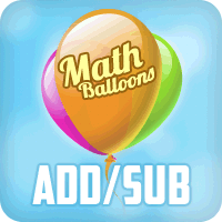 Math Balloons Addition Subtraction