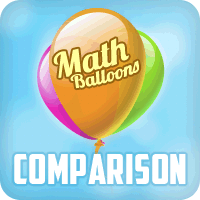 Math Balloons Comparison