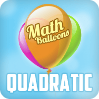 Math Balloons Quadratic