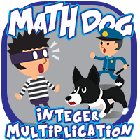 Math Dog Integer Multiplication icon