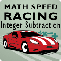 Math Speed Racing Integer Subtraction