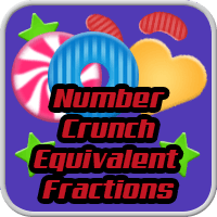 Number Crunch Equivalent Fractions Game icon