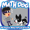 Math Dog Integer Multiplication Game image