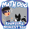 Math Dog Rounding 100 game icon