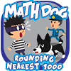 Math Dog Rounding 1000 game icon