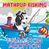 MathPup Fishing Fraction Addition game icon